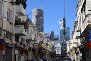 Tel Aviv Israel August 18, 2022. Greater Tel Aviv is a city on the east coast of the Mediterranean Sea. photo