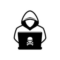 vector de icono de hacker