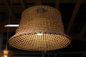 A lantern to illuminate the space at night. photo