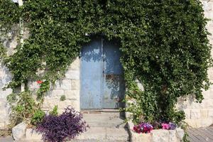Acre Israel June 17, 2021 A door is an opening in a wall for entering and exiting a building. photo
