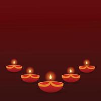 diwali candle vector illustration design