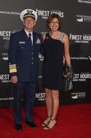 LOS ANGELES, JAN 25 - Commandant of the Coast Guard, Admiral Paul F Zukunft and wife at the The Finest Hours World Premiere at the TCL Chinese Theater IMAX on January 25, 2016 in Los Angeles, CA photo