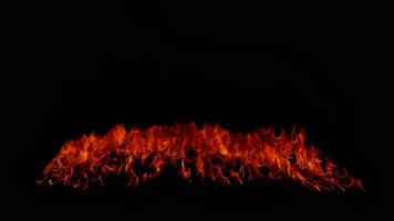 Flame Flame Texture For Strange Shape Fire Background Flame meat that is burned from the stove or from cooking. danger feeling abstract black background Suitable for banners or advertisements. photo