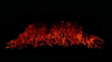 Flame Flame Texture For Strange Shape Fire Background Flame meat that is burned from the stove or from cooking. danger feeling abstract black background Suitable for banners or advertisements. photo