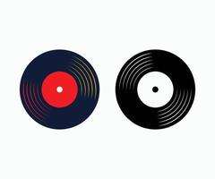 Vinyl record Icon Vectors and Illustrations Template.