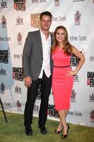 LOS ANGELES, MAY 28 - Justin Hartley, Chrishell Stause at the Dances With Films 2015 Opening Night Film The Challenger at the TCL Chinese 6 Theaters on May 28, 2015 in Los Angeles, CA photo