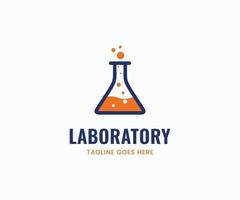 plantilla de diseño de logotipo de laboratorio moderno. plantilla de logotipo de laboratorio vector