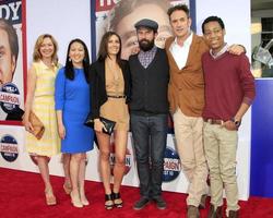 LOS ANGELES, AUG 2 - Julie White, Suzy Nakamura, Laura Benanti, Brett Gelman, Seth Morris, James Tyler at the The Campaign Premiere at the TCL Chinese Theater IMAX on August 2, 2012 in Los Angeles, CA photo
