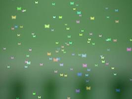 Bokeh backgrounds have different colors, blew movements look charming and exciting. photo