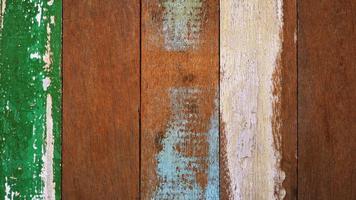 The background of old wooden planks lined up. photo