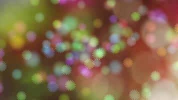 Bokeh backgrounds are bursting with color and glamor like a celebration. Suitable for advertising background. photo