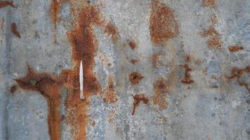 Rusty old metal texture background for interior exterior and industrial construction concept design. photo