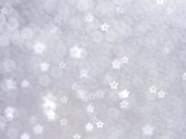 Bokeh Image White Background With Star Pattern Background photo