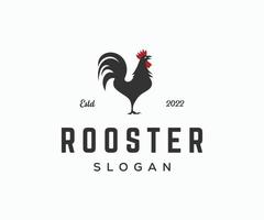 Creative Rooster Logo Design Template vector