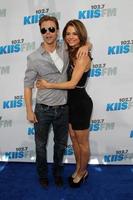 LOS ANGELES, MAY 12 - Derek Hough, Maria Menounos arrives at the Wango Tango Concert at The Home Depot Center on May 12, 2012 in Carson, CA photo