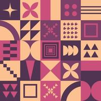 Seamless Geometric or Abstract Pattern Background Neo Geo Vector Template