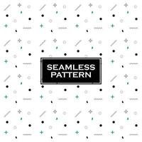Memphis Seamless Background Pattern vector