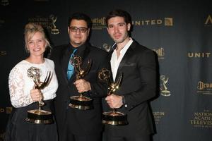 LOS ANGELES, APR 29 - Mary Beth Evans, Gregori J Martin, Kristos Andrews at the 43rd Daytime Emmy Creative Awards at the Westin Bonaventure Hotel on April 29, 2016 in Los Angeles, CA photo