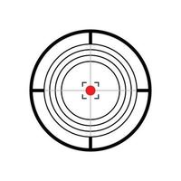 Target Line Icon vector