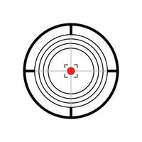 Target Line Icon vector