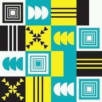 Seamless Geometric or Abstract Pattern Background Neo Geo Vector Template
