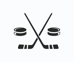 Ice hockey icon with sticks, vector 26506401 Vector Art at Vecteezy