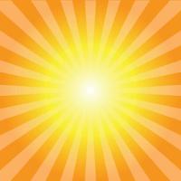Orange Sunburst Pattern Background
