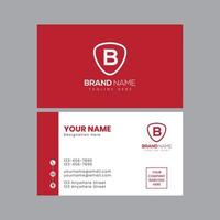Professional Dark Orange Business Card Template Design vector