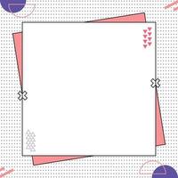 Memphis and Abstract Vector Background