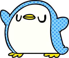 cartoon kawaii of a cute penguin vector