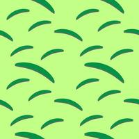 abstract green leaf shape seamless pattern background vector