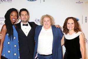 LOS ANGELES, MAY 24 - Xosha Roquemore, Ed Weeks, Fortune Feimster, Beth Grant at the 41st Annual Gracie Awards Gala at Beverly Wilshire Hotel on May 24, 2016 in Beverly Hills, CA photo