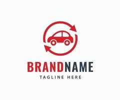 Car Rental Logo Template. Ridesharing Logo vector