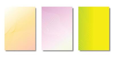 Set of Minimal covers design, Modern template with gradient background, Future geometric Pattern of covers template set, Vector illustration