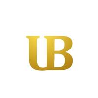 Letter UB vector logo design symbol icon emblem Free Vector