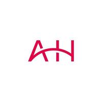 Letter  AH vector logo design symbol icon emblem Free Vector