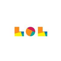 inspiración creativa en el diseño del logotipo de letras coloridas. vector profesional