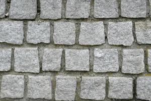 Square Stone Bricks Wall Background Pattern photo