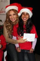 LOS ANGELES, NOV 6 - Thalia, Azucena Ortega at the Thalia and Make-A-Wish Celebrate National Believe Day Event at the Macy s on November 6, 2013 in Glendale, NV photo