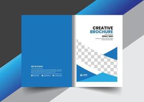 corporate company profile brochure annual report booklet proposal cover page layout concept design vector