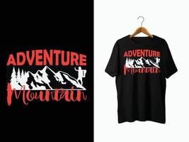 Mountain T-Shirt Design vector