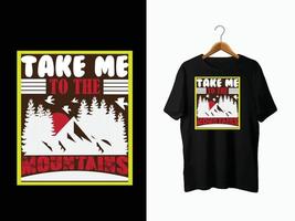 Mountain T-Shirt Design vector