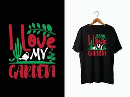 Garden T-Shirt Design vector