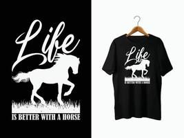 Horse T-Shirt Design vector