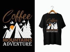 Mountain T-Shirt Design vector