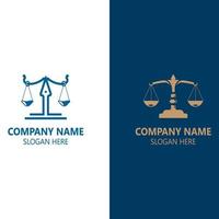 Justice Law logo icon template creative law firm illustration vector