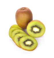 kiwi fruit on white background photo