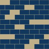 Seamless Decorative Brick Tile Pattern Swatch vector