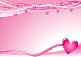 Lovely background with hearts for valentine day vector