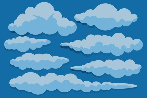 Free cloud - Vector Art